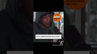 Yall understand what DDG is saying 🤔 michiganmemesandmusic fyp ddg detroitrap viralvideo [upl. by Kalfas]