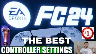 EA Sports FC 24 The Best Controller SETTINGS [upl. by Akerahs]