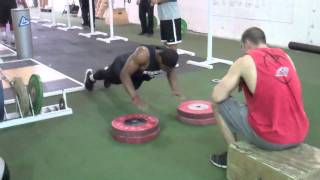 Training for NFL Tryouts at California Strength  2012 [upl. by Thrift]