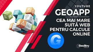 GEOAPP Cea mai mare suită web pentru calcule online [upl. by Zenas]