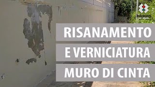 Risanamento e verniciatura di un muro di cinta  Baixens [upl. by Reggy377]