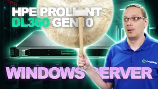 HPE ProLiant DL360 Gen10 Windows Server  How to Install Windows Server 2019  Server OS Install [upl. by Ynaffit459]