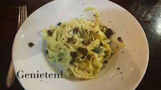 Il Mulino Tagliatelle met Parmezaanse kaas en verse truffel [upl. by Leonsis314]