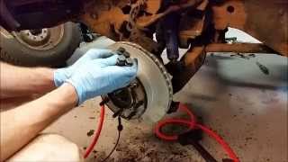 Chevy GMC 34 Ton K2500 4WD Removing Front Rotor  Hub 1988 to 1998 [upl. by Neehar711]