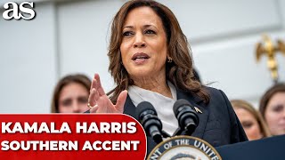 KAMALA HARRIS sparks debate with new SOUTHERN ACCENT at Atlanta rally [upl. by Esile]