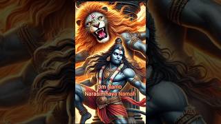 Om Namo Narasimha  Narayanaya  Vishnu Rupaya  Hindi Devotional Shorts [upl. by Nanreh]