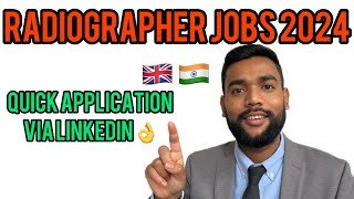 Radiographer Jobs Vacancy 2024 🇬🇧 [upl. by Deeyn]