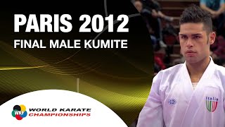 Final Male Kumite 75kg Luigi Busa vs Rafael Aghayev World Karate Championships 2012 [upl. by Annairdua]