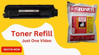 How To Toner Refill HP 78A 78A 83A 85A All Toner Cartridges [upl. by Adamsen]