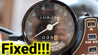 Classic Motorcycle Speedometer Repair [upl. by Anidem]