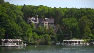 The quotmail boatquot on Geneva Lake Wisconson  posted here by Grant MacLaren [upl. by Yrojram]