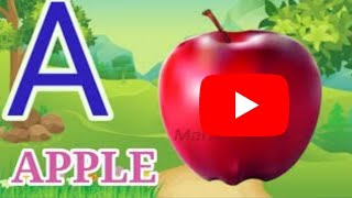 A b c D english alfha bets A to Z Abcd for kids [upl. by Aleet336]