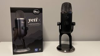 ASMR Blue Yeti X Unboxing [upl. by Ahsenra815]