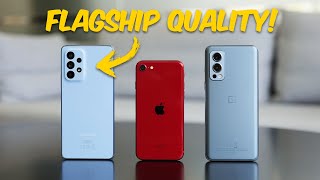 Galaxy A53 vs iPhone SE 2022 vs OnePlus Nord 2 Camera Comparison Test  VERSUS [upl. by Airec]