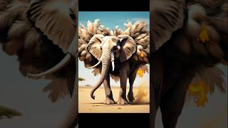 Elephant vs ostrich  incredible animals animals infusion [upl. by Ylesara]