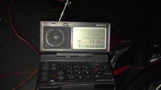 DXpedition with Sony ICFSW100 Radio Mosoj Chaski 3310 kHz Bolivia great signal [upl. by Capriola]