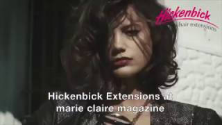 Hickenbick Hair Extensions at marie claire magazine [upl. by Sewoll]