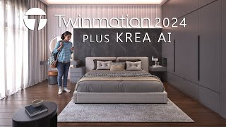 TWINMOTION 20241 TUTORIAL SERIES  35 Interior Rendering  KREA AI [upl. by Hendrik]