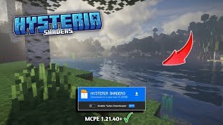 Best Shader for Minecraft PE 12141  HYSTERIA SHADERS for MCPE 12140 [upl. by Luzader112]