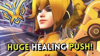 Huge Heals  Console T500 Mercy Main  Overwatch [upl. by Friedlander]