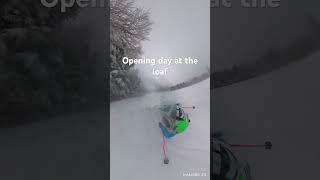 sugarloaf just opened and Im already sending skiing skiseason winterseason snowboarding [upl. by Hound315]