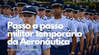 Passo a passo militar temporário Aeronáutica [upl. by Ettezyl]