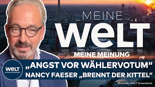 MEINE MEINUNG quotAngst vor Wählervotumquot Nancy Faeser quotSo kann man’s nicht machenquot Jan Fleischhauer [upl. by Nyluqcaj]