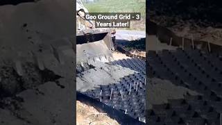 Geo Ground Grid  3 Years Later shorts budget driveways [upl. by Gunnar786]