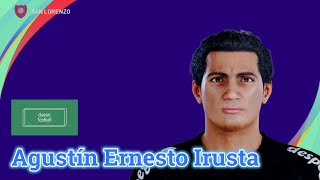 Agustín Ernesto Irusta  PES Clasico Face Bodyamp Stats [upl. by Neeroc167]