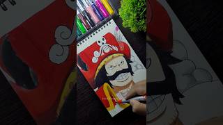 Drawing Gol D Roger  One Piece  Day 52 animedrawing animeart art [upl. by Silvana669]