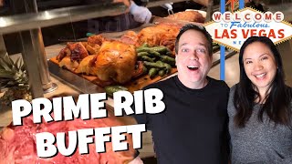 Las Vegas ULTIMATE All You Can Eat Prime Rib Buffet The Palms Las Vegas Buffet Update [upl. by Platt]