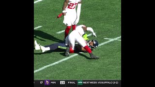 Tyler Lockett catches for a 28yard Gain vs New York Giants [upl. by Verdie]