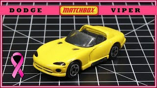 Matchbox Dodge Viper  Paint it Pink [upl. by Annej496]