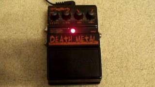 DIGITECH DEATH METAL DISTORTION PEDAL [upl. by Fadiman]