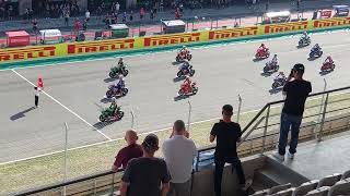 WSBK Superbikes Portimão Race 2 Start 2022 Algarve [upl. by Yhtimit]