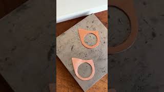 Anillos de cobre sin soldadura contemporaryjewelry joyeriaartesanal handmadejewelry tutorial [upl. by Nannette592]