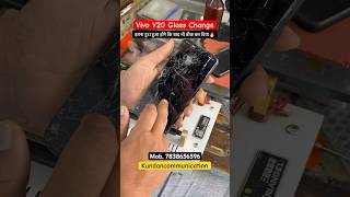 Vivo Y20 Mobile Glass Change ❤️ Vivo y20 mobile repairing 📱 mobilerepair vivo displaychange [upl. by Ahtanaram]