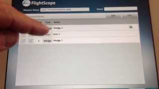 FlightScope X2  Presetting amp Uploading Clubs on iPad or iPhone [upl. by Nawj]