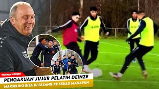 Selalu Menang Di Game Internal  Pelatih deinze Kagumi Mental Marselino Yang Tak Takut [upl. by Llenahs]