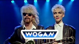 EURYTHMICS  THE MIRACLE OF LOVE WOGAN DECEMBER 1986 [upl. by Delores]