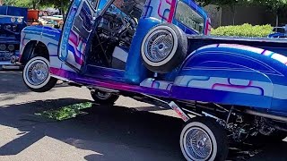 Impalas Lowrider car show Stockton California Fair 2024 ❤️🖤 [upl. by Essa]