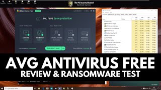 AVG Antivirus Free  Review and Ransomware Test [upl. by Kevon]