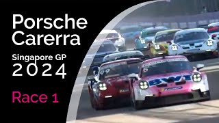 Porsche Carrera Cup SG2024  Race 1 HD Audio  Esplanade Drive T14 [upl. by Darci378]