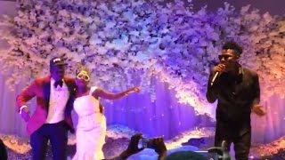 Reekado Banks performing Katapot and Oluwa Ni at a wedding [upl. by Stretch957]