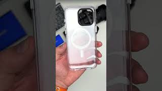 Unboxing Clarity RHINOSHIELD iPhone 15 Pro Max Clear Case 📱 shorts rhinoshield [upl. by Iey554]