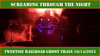 Screaming Through The Night Tweetsie Railroad Ghost Train 10142023 [upl. by Lebezej638]