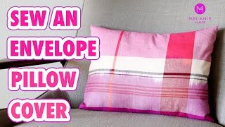 How to Sew and Envelope Pillow Cover  HGTV Handmade [upl. by Rozalie89]