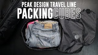 Peak Design Packing Cubes Travel Line  Organize the way you pack [upl. by Kowatch]