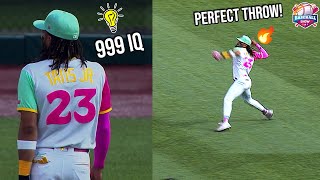 MLB  Fernando Tatis Jr quotGod Modequot Defensive Plays [upl. by Nnylimaj]