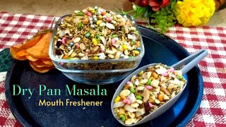 Mouth Freshener Pan Masala Delicious Homemade dried Pan Masala Recipe [upl. by Dewitt889]